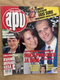 Apu 1993 nr 28 - Dingo-neumannin vauvakuume, Mikko Alatalon uusi suru, Tangomarkkinoiden lemmenpari Mika Pohjonen ja Nina, ym.