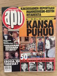 Apu 1994 nr 39 - Avun erikoisnumero, Kaksiosainen reportaasi Mannerheim-ristin ritareista, Kinnusten perhesuunnitelmia, ym.