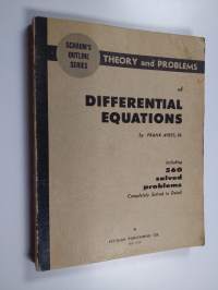 Schaums outline of theory and problems of differential equations