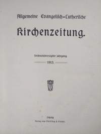 Allgemeine evangelisch-lutherische Kirchenzeitung