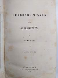 Hundrade minnen från Österbotten
