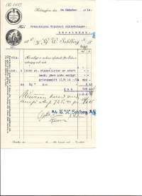 G W Sohlberg Helsingfors 1914 firmalomake