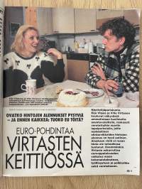 Apu 1995 nr 3 - Kaikkien aikojen Elvis-juhlat, Eija Vilpas ja Ville Virtanen, paljonko säästöä perheemme ruokalaskuun?, Saara Karhun uusi onni, ym.