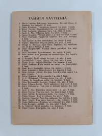 Tammen näytelmiä 34 : Lyylikki (signeerattu)