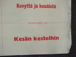 Kesko Oy mainostekstejä vuoden 1948 mainontaan -juliste