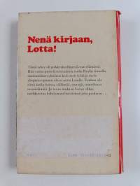 Nenä kirjaan, Lotta!