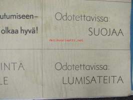 Kesko Oy mainostekstejä vuoden 1948 mainontaan -juliste