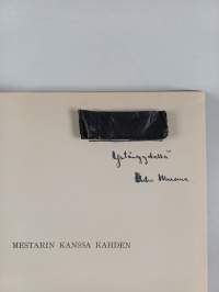 Mestarin kanssa kahden : pieniä hartaustutkielmia (signeerattu, tekijän omiste)