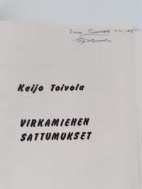 Virkamiehen sattumukset (signeerattu, tekijän omiste)