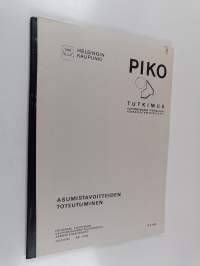 Torpparinmäen pientalojen koerakentamisprojekti : Asumistavoitteiden toteutuminen