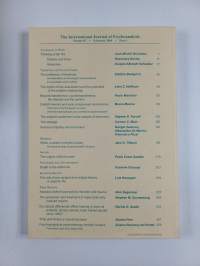 The international journal of psychoanalysis volume 87 1-6/2006