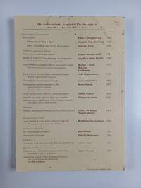 The international journal of psychoanalysis volume 86 1-6/2005
