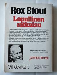Rex Stout - Lopullinen ratkaisu