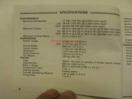 Kawasaki Ninja ZX-6R (ZX600-F3) Owner´s manual -käyttöohjekirja englanniksi