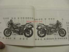 Kawasaki Ninja ZX-6R (ZX600-F3) Owner´s manual -käyttöohjekirja englanniksi