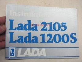 Lada 2105, 1200S -instruktionsbok -käyttöohjekirja ruotsiksi