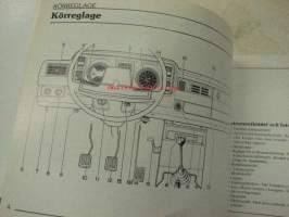 Lada 2105, 1200S -instruktionsbok -käyttöohjekirja ruotsiksi