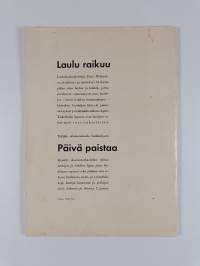 Laulu raikuu : lauluja ja leikkejä lapsille