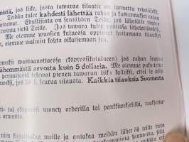 Isodor Oldenburg, New York - Kuvitettu hintaluettelo 1907, suomenkiel., koruja, kelloja, soittimia, fonograafeja - puhumakoneita, aseita (Winchester), työkaluja, ym.