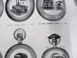 Isodor Oldenburg, New York - Kuvitettu hintaluettelo 1907, suomenkiel., koruja, kelloja, soittimia, fonograafeja - puhumakoneita, aseita (Winchester), työkaluja, ym.