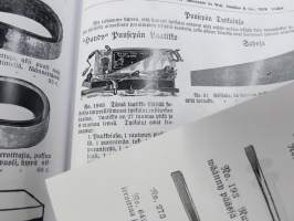 Isodor Oldenburg, New York - Kuvitettu hintaluettelo 1907, suomenkiel., koruja, kelloja, soittimia, fonograafeja - puhumakoneita, aseita (Winchester), työkaluja, ym.