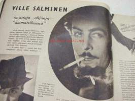 Elokuva-Aitta 1943 nr 19, (kansikuvassa) Märta Ekström ja Frank Sundström, Ville Salminen,  Yrjänän emännän synti, Inga Tidblad, Claudette Colbert