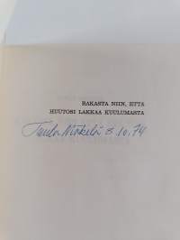 Rakasta niin että huutosi lakkaa kuulumasta (signeerattu)