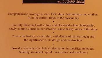 The Encyclopedia of Ships. - Over 1500 military and civilan ships from 5000 BC to the present day.  (Meri, sotalaivat, laivat )