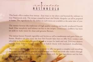 Above and Beyond  Ordinary,  ( Näsinneulan menu, ruokaohjeet )