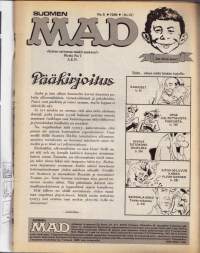 Suomen Mad 1989 No 5. Kaksoset. Sairaalan syke.