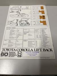 Toyota Corolla myyntiesite 1977
