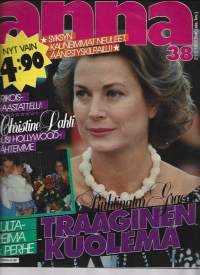 Anna 1982 nr 38  / Grace traaginen kuolema, Kulta Reima, Christine Lahti