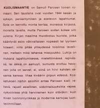 Kuolismaantie.   (Sotaromaani)