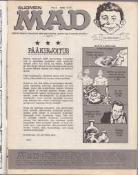 Suomen MAD N:o 3, 1990. Kulti,kutistin kakarat - Kulti, kutitin kakaroita.Salainen agentti