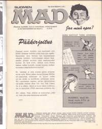 Suomen MAD N:o 8, 1990. Gremlims II = Krinoliinit II* Paljastamme joulupukin todelliset kasvot * Ohoh, sori = Lisää noloja tilanteita *