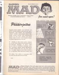 Suomen MAD N:o 8, 1990. Gremlims II = Krinoliinit II* Paljastamme joulupukin todelliset kasvot * Ohoh, sori = Lisää noloja tilanteita *