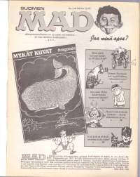 Suomen MAD N:o 2, 1991. Pultit Pois * Robocrap * Leikitään ruualla * Köhä - tupakoitsijoiden erikoisjulkaisu *