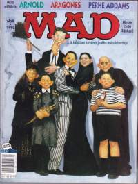 Suomen MAD N:o 4, 1992.  Erhe Addams * Ei onnaa, mutta silti aina yrität * MAD ja puutarha *