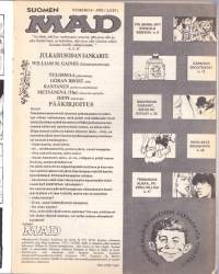 Suomen MAD N:o 6, 1992.  Beverly Hills 90210 - lytätään täysin * Kälystä joka Kekkulaa keikuttaa * Madonnan vanhat rintsikat kiertoon *