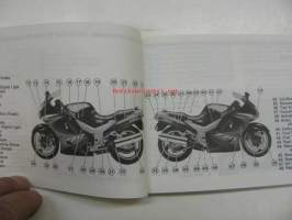 Kawasaki ZZ-R1100 (ZX1100-D5) Owner´s manual -käyttöohjekirja englanniksi