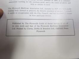 The Second Book of Plymouth  from The City of Plymouth to Capt. M. Wikberg of &quot;Matti Kurki&quot;, 12.4.1962 Laivaston koululaivan noutomatkan yhteydessä annettu muistoksi