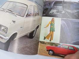 Vauxhall Viva 196? -myyntiesite, sisältää mallit 1200, De Luxe, SL, Kartanoauto, GT