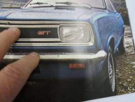 Vauxhall Viva 196? -myyntiesite, sisältää mallit 1200, De Luxe, SL, Kartanoauto, GT
