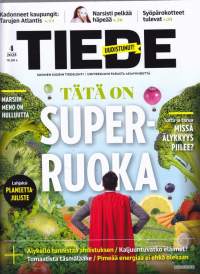 Tiede N:o 4/2025. Tätä on superruoka. Planeetta/Aurinkokunta -juliste mukana.