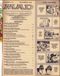 Englanninkielinen MAD, December 1979. No 211. The China Sin-Dome. The lighter side of Guilt.