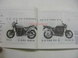 Kawasaki ZRX1100 (ZR1100-C2 ZR1100-D2) Owner´s manual -käyttöohjekirja englanniksi