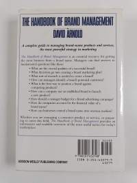 The handbook of brand management