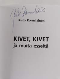 Kivet, kivet ja muita esseitä (signeerattu)