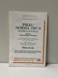 Philatelia Fennica postimerkkilehti 1987  no. 5