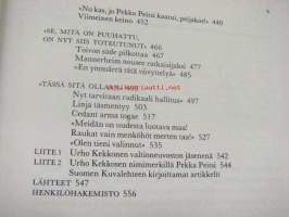 Urho Kekkonen 1936-1944. Myrrysmies